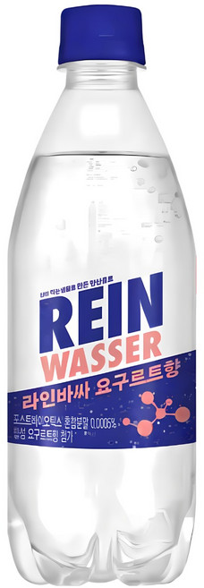 라인바싸 탄산음료 요구르트, 40개, 500ml