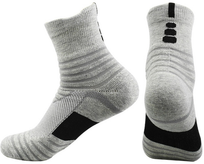 꼬꼬마스픽 발바닥 두꺼운 마라톤양말 쿠션 남성 스포츠 러닝양말 5켤레/1세트