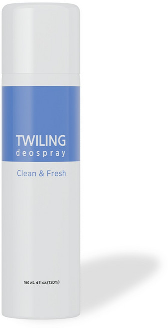 트윌링 발 겨드랑이 땀 냄새 제로 데오드란트 스프레이, 1개, 120ml