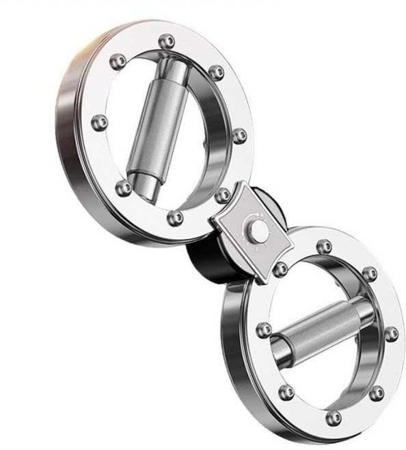 얼도우 팔운동기구 이두 삼두 어깨 근육 완력 강화 홈트레이닝 실내 운동 기구 번머신, 실버 4.0, 1개