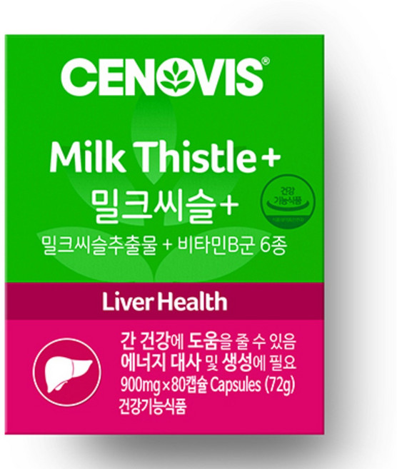 세노비스 밀크씨슬 플러스, 80정, 1개