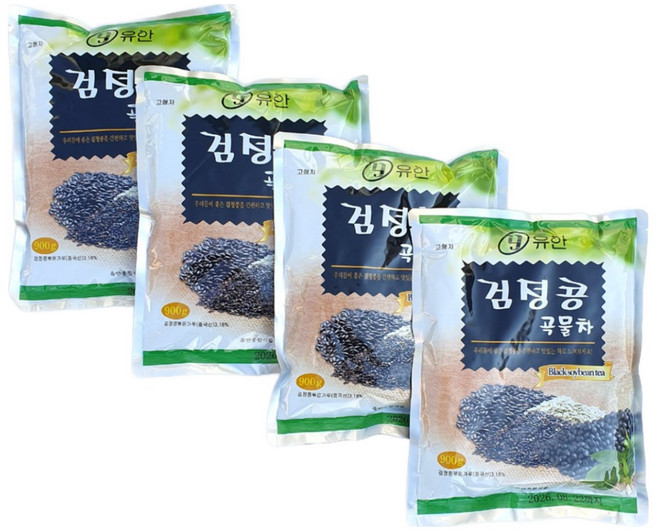 검정콩 곡물차 자판기용, 900g, 4개