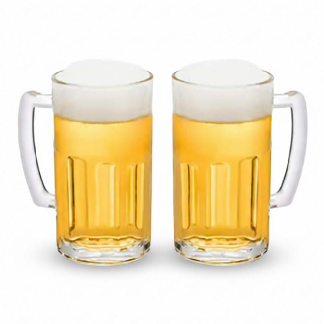 블리스 머그타입 맥주잔 하이볼잔 500 600ml 생맥주잔 2P