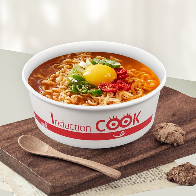 아이쿡 인덕션종이용기 한강라면용기, 1박스, 300개
