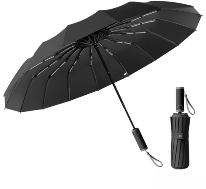 NUNUHANA 완전자동 튼튼한 고급 3단 자동우산 Z08