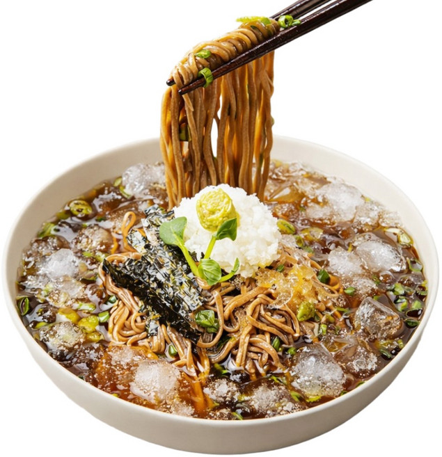 [맛꾼] 전통 생 메밀소바 6인세트, 1개, 1kg