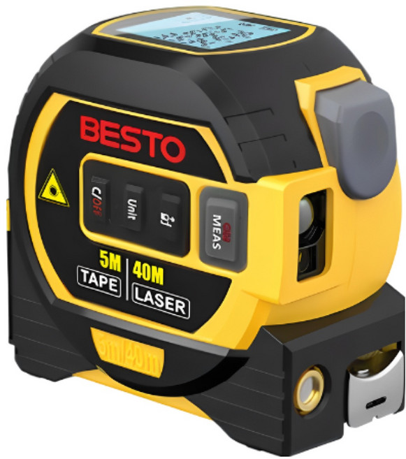 베스토 B-LT40 디지털 레이저 줄자 거리측정기 40M, 1개