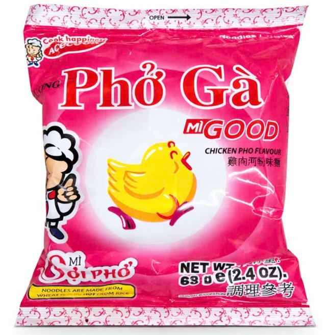 에이스쿡 베트남 쌀국수 포가 GOOD 68g, 30개