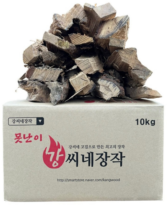 강씨네장작 못난이 B급 장작 불멍 캠핑장작 10kg, 1개
