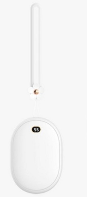 아이리스 손난로 보조배터리 대용량 10000mA USB 충전식 BP12 멀티 핸드워머 대량구매 핫팩, 상세페이지 참조, 화이트