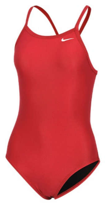 나이키 스윔 솔리드 레이서백 원피스 여성 실내 수영복 하이컷 NESS7085-614