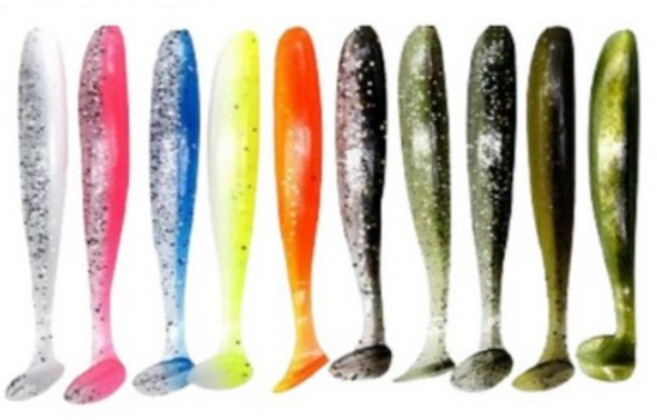 용피쉬 루어 미끼 웜 민물 바다 낚시, 40개