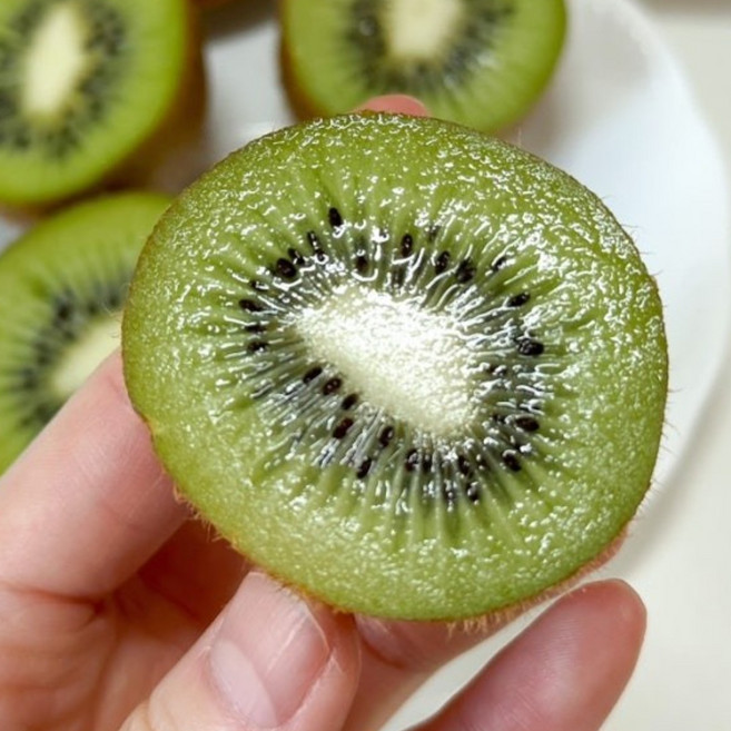 [꿀당도] 친환경 그린키위 참다래 2kg, 1박스, 중과 2kg (22과 내외)