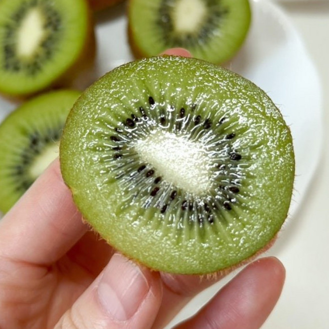 [꿀당도] 친환경 그린키위 참다래 2kg, 1박스, 대과 2kg (18과 내외)