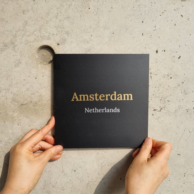 필아크릴 예쁜명판 실내현판 미니간판 명판제작 디자인문패 문패, 블랙