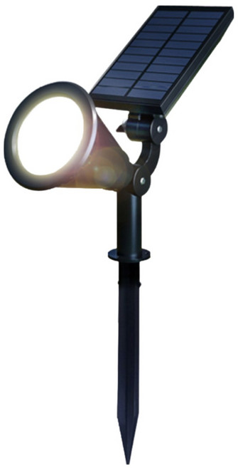 나눔조명 태양광 정원등 태양열 조명 야외 조명등 수목등, 01. 태양광 18구 후드등(웜화이트) 1개