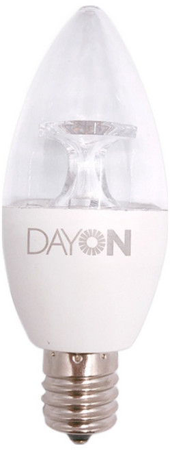 데이온 LED 전구 촛대구 꼬마 미니전구 인지구 미니크립톤 캔들전구 4W 주광색 전구색 E14 E17, 1개
