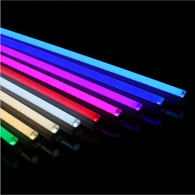 LED T5 간접조명 플리커프리 일자등 컬러 슬림형광등 라인 무드등 LED바, 1200mm 20W, 하늘, 1개