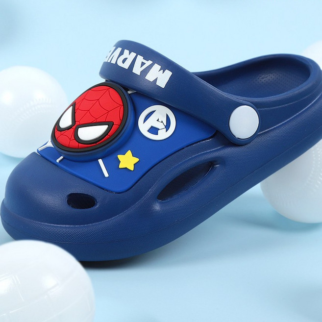 PWX키즈주니어 스파이더맨 포키 샌들 네이비