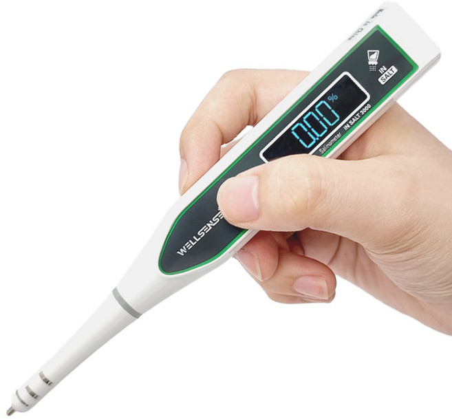 웰센스 디지털 전문가 염도계 인솔트 가정용 업소용 염도 측정기 추천 나트륨 식당 염분계, 1개, 인솔트 3000