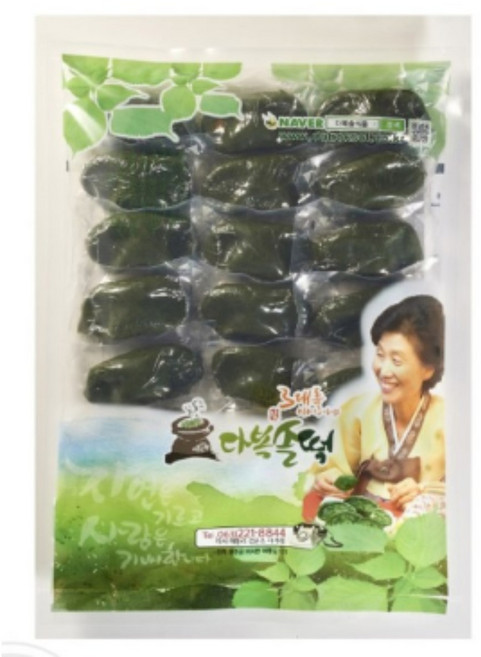 (다복솔식품) 모싯잎 모시 송편 개별 진공 포장 선물 소(24개), 1.5kg, 1개