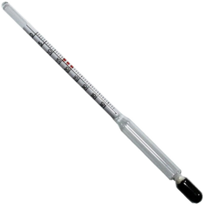 SOJ.유리염도계 보메도 염도측정 0 ~ 40% 측정 장 간장담기 소금물 염도측정 한글사용설명서 국내산 재고보유, 1개