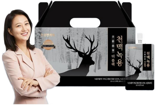 천호식품 녹용 진액 즙 천호엔케어 천맥녹용 60ml x 30포 녹용추천 분골 효능 건강즙, 1.8L, 3개