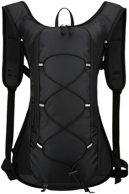 뉴잇지 자전거 라이딩 백팩 가방, 블랙