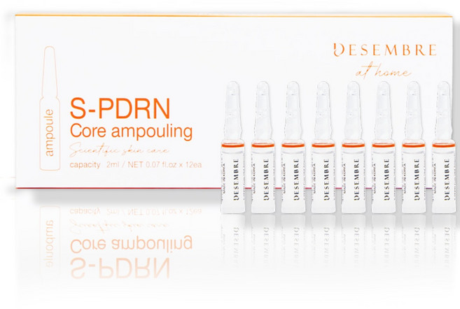 데쌍브르 S-PDRN 프랑스 피부과 주름개선 미백 수분 앰플 12ea, 12개, 2ml