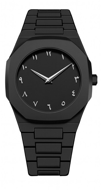 노아 남성 캐주얼 스포츠 손목 시계 올블랙 메탈 패션