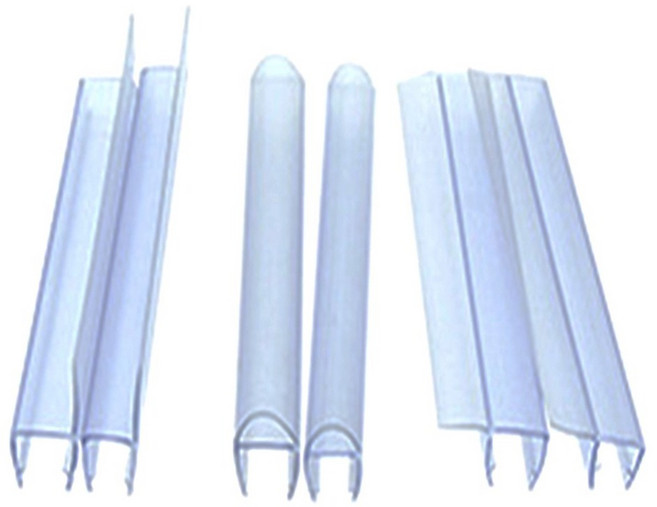 220cm F형 h형 U형(유리두께8~12mm) 끼워만주면설치끝 상가강화도어바람막이 자동문바람막이 욕실유리문막이 화장실유리물막이 물튐방지 미세먼지차단 소음차단 외풍차단, 1개, h