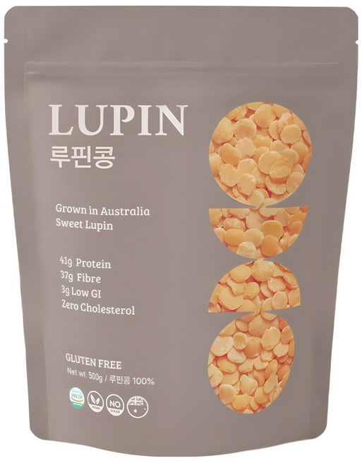 루피너리 당뇨콩 저혈당 루핀콩 고식이섬유 루피니빈, 6개, 500g