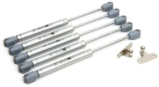 헤펠레 싱크대 가스 유압 쇼바 스무브 댐퍼 완충기, 10kg, 4개