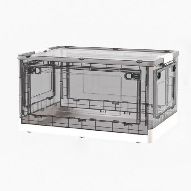 한가득마켓 리빙박스 접이식, 화이트, 1개