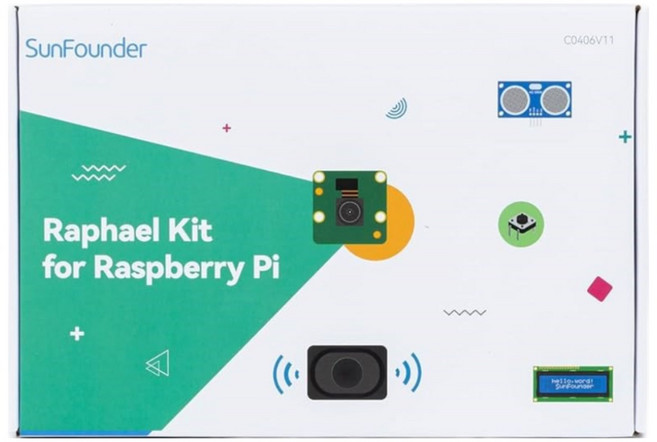 라즈베리파이 스킬업 키트 Raphael Kit for Raspberry Pi 3B 4B 5 (보드 미포함)