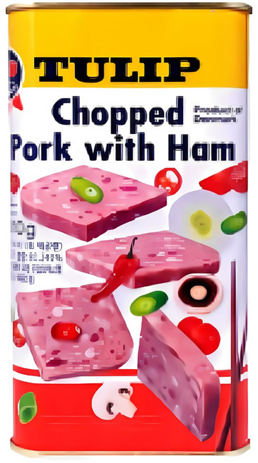 튤립 촙트포크햄 1.8kg X 6개 (1박스), 1.81kg