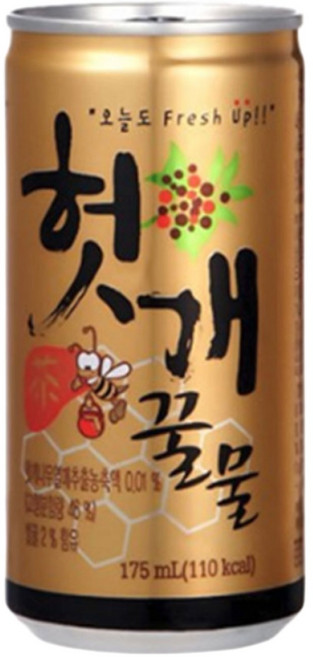 일화 헛개꿀물 175ml x 60캔 (30캔x2박스), 60개