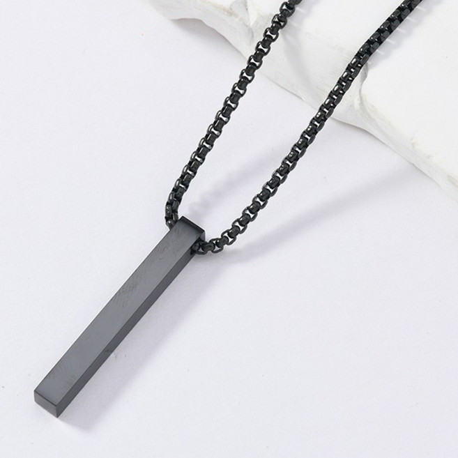 서플라이랩 써지컬스틸 베이직 스틱바 남자 목걸이