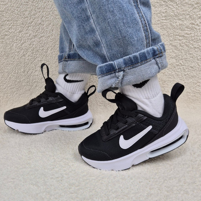 나이키 에어맥스 인터락 라이트 유아 토들러 TD 블랙 INTRLK 노매듭 슬립온 [국내매장판 A/S가능]