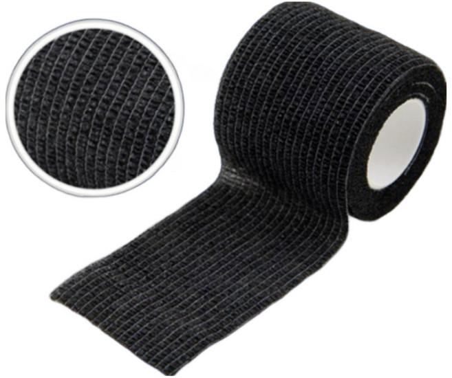 SLS 스토어 크로스핏 역도 자가점착 훅그립 테이프 2개[1+1], 블랙, 2개