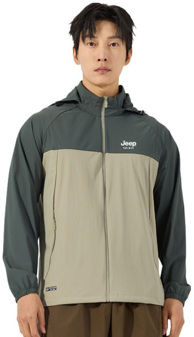 JEEP Spirit (지프 스피릿) 남여 경량바람막이 자외선차단 윈드브레이커 JP-2618