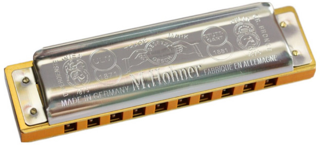 호너 마린밴드 클래식 C키 M1896 다이아토닉 블루스 10홀 하모니카, 1개