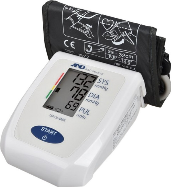[일본제조] AND 가정용혈압계 UA-654MR 자동 혈압측정기, 1개