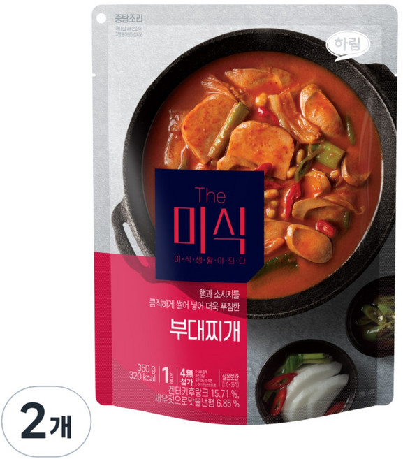The미식 부대찌개, 350g, 2개