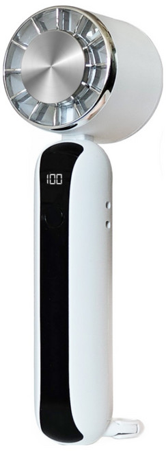 다이아큐브 급속 냉각 아이스 쿨링 핸디 휴대용 선풍기 5000mAh 초대용량 배터리 (+넥스트랩), 아이스쿨링 핸디선풍기 화이트 1개