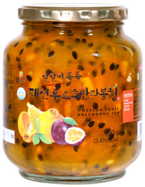 해맑음 패션후르츠 한라봉청, 950g, 1개입, 1개