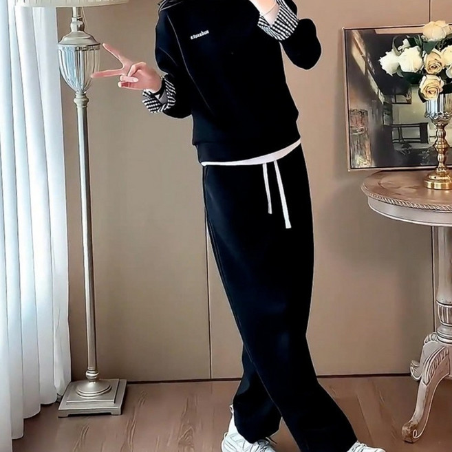 스타일닥터 여성 트레이닝 세트 패션 캐주얼 옷 투피스