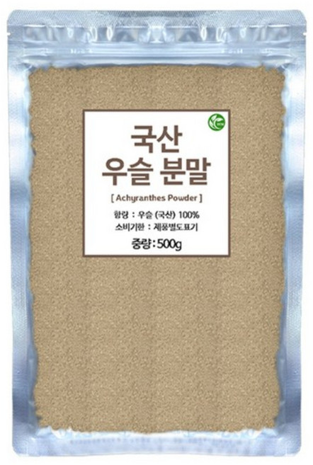 신영몰 국산 우슬 분말 가루 500g 국내산 우슬/쇠무릎뿌리만 사용, 1개