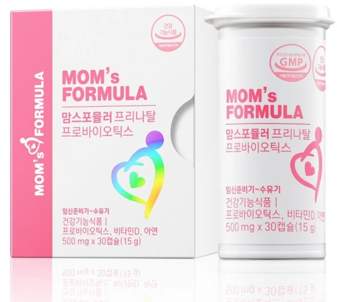 맘스포뮬러 프리나탈 프로바이오틱스 임산부 수유부 유산균, 1개, 30회분 - 쿠팡