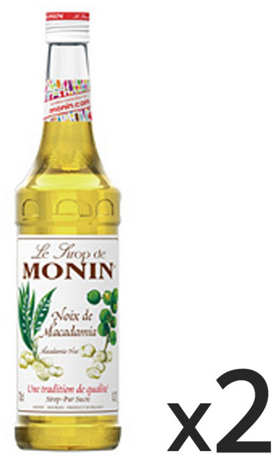 모닌 마카다미아시럽 1000ml 2개세트, 1L, 2개